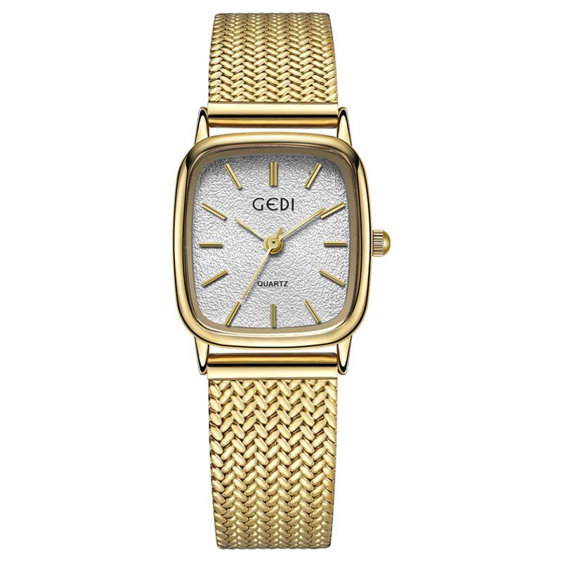 Mittelalterliche Exquisite Damenarmbanduhr Nische High-End-Gefühl Spark-Textur Uhr Leichter Luxus Hoher Wert Wasserdichte Uhr