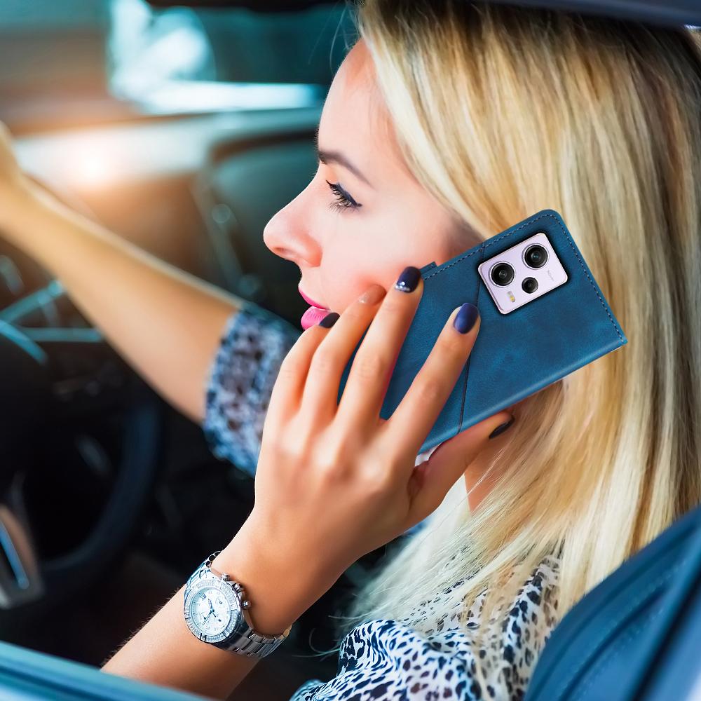 Modne etui portfelowe na telefon ze skóry PU ze wzorem geometrycznym i paskiem na nadgarstek dla serii Xiaomi. Redmi 8, Redmi 10, 11A, Redmi 12, Note 9 10 Poco X3 NFC...