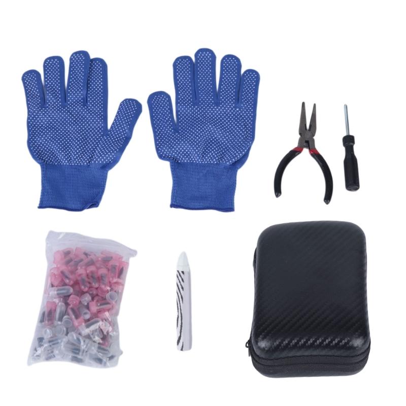 100Pcs Tire Puncture Repair Nails Screw in Tire Repair Plug Car Motorcycle Bike Emergency Roadside Fix