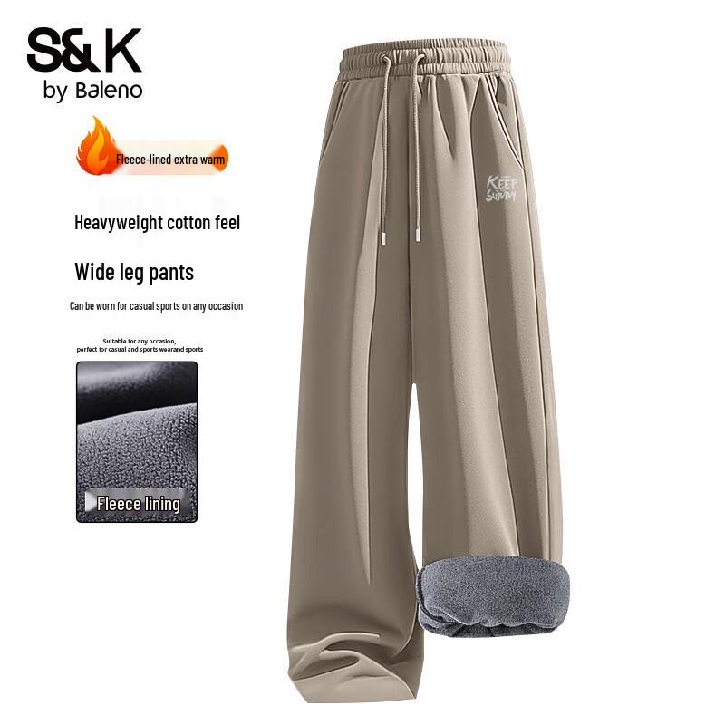 Baleno Men's S&K Heavyweight Fleece Lined Straight-Leg Casual Pants