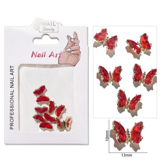 Excellent Nail Art Batterfly Colorful High Brightness