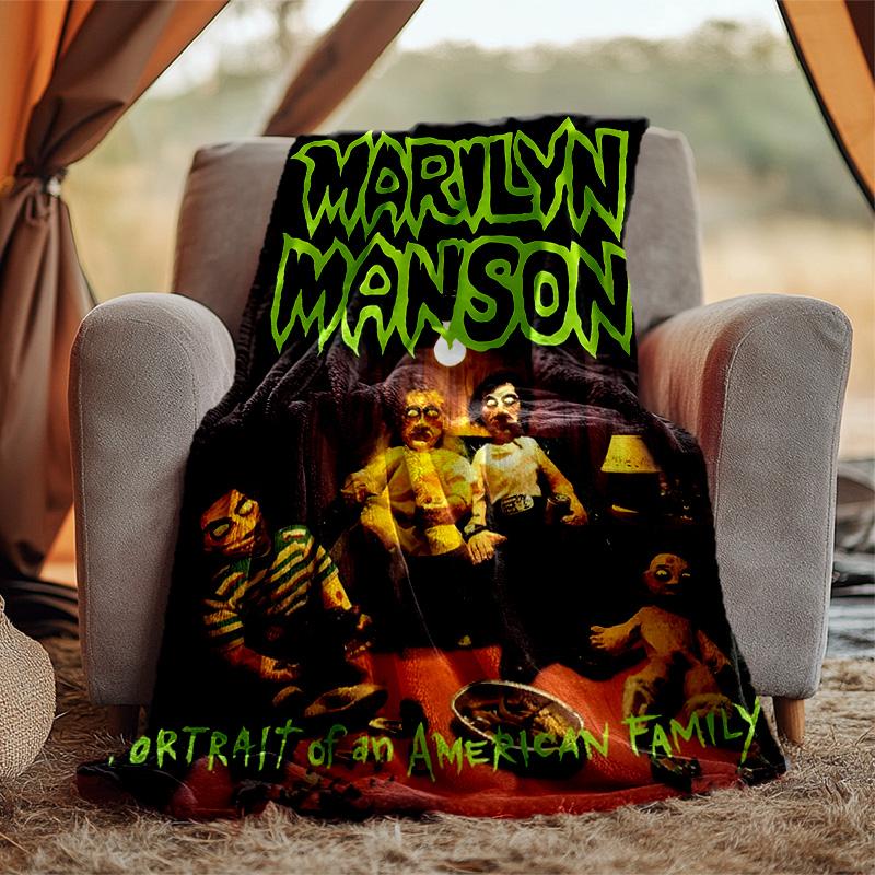 Martinimanson Flannel Blanket Soft Warm All-Season Throw, Design for Camping, Car Travel, Hiking Sofa, Bed, Office Perfect Gift for Parties