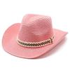 Summer Straw Hat For Men And Women With Wide Brim Sunshade For Outdoor Travel