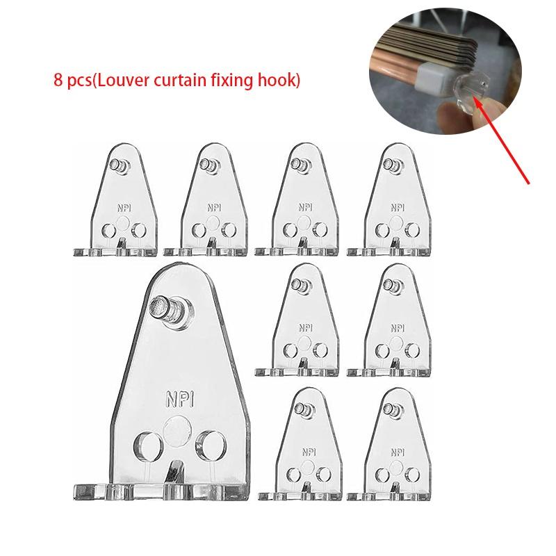 Durable Plastic Windproof Hook For Blinds And Curtains Fits All Types Of Curtains