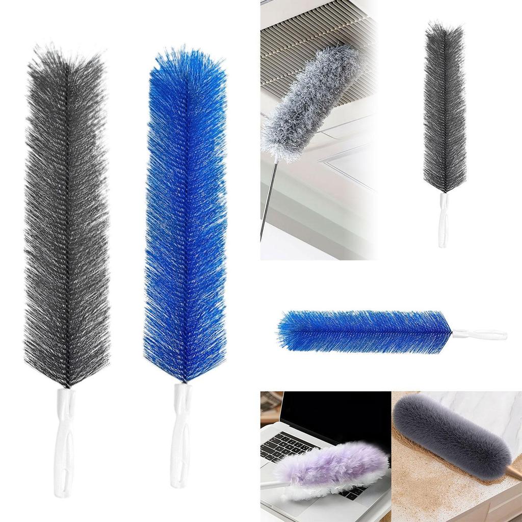 Fan Cleaning Brush Portable Sturdy Reusable Fan Duster Dust Cleaner for Fans Air Conditioning Curtain Box Home Car Vents