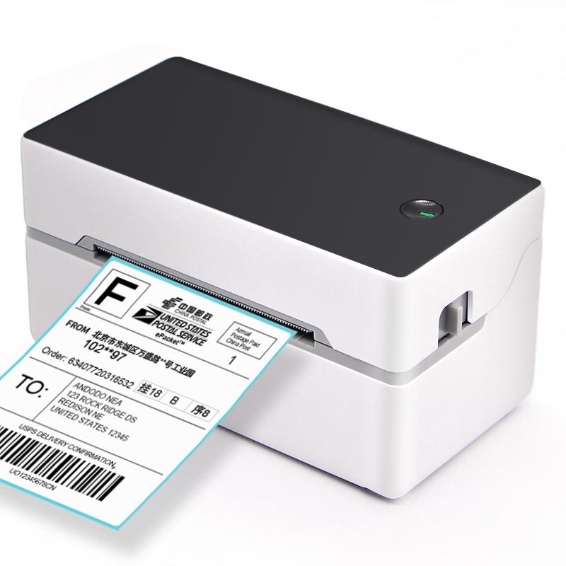 

TDL402 Fast Printing 203DPI USB Thermal Printer Inkless Barcode Label Printer EU Plug