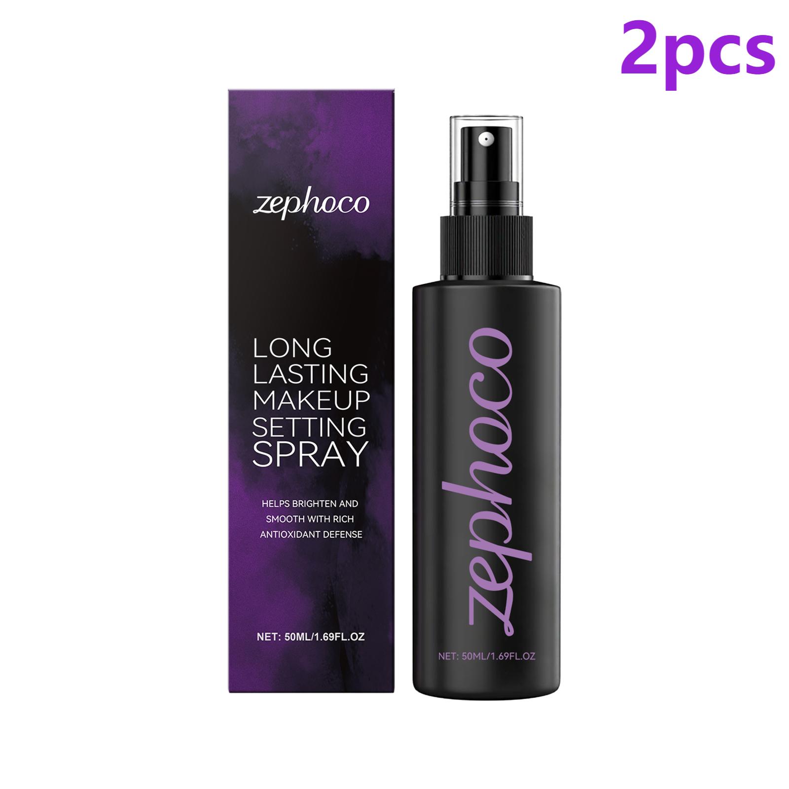 Zephoco Setting Spray voor Make-up Waterdicht Langhoudend Antioxidant Zweetbestendig Oliecontrole Diepe Hydratatie Make-up Fixerende Spray