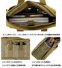 PHOENIX IKKI Shoulder Business and PC with Multiple Large Fits A4 Size and Camouflage and Molle Compatible Bag, Bag, Bag, Brown, Pockets, Capacity,