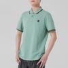 Timberland Color Block Casual Breathable Short Sleeve Polo Shirt Men Tops Granite-Green A42A5-EW0