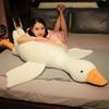 Large White Goose Plush Pillow Huggable Stuffed Animal Soft Duck Sofa Cushion for Cuddling And Stress Relief