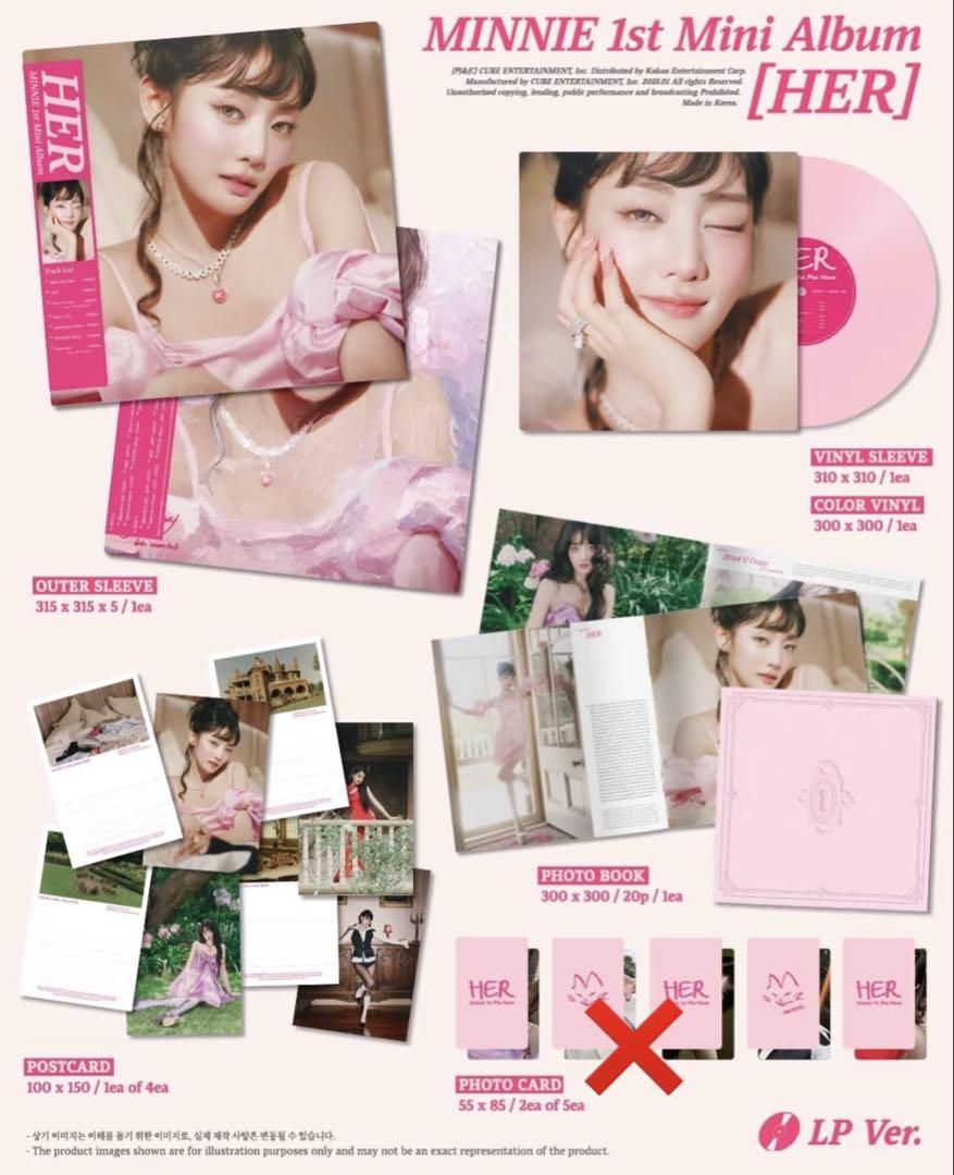 

[USED] MINNIE 1st Mini Album [HER] LP Ver.