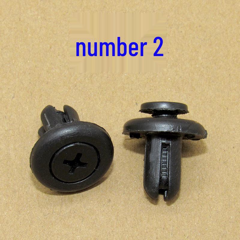Universal Car Expansion Plastic Screw Clip for Bumper, Trunk, and Fender