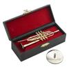 Handcrafted Saxophone Brass Gold Plated Musical Instrument Decoration With Protective Case For Music Lover