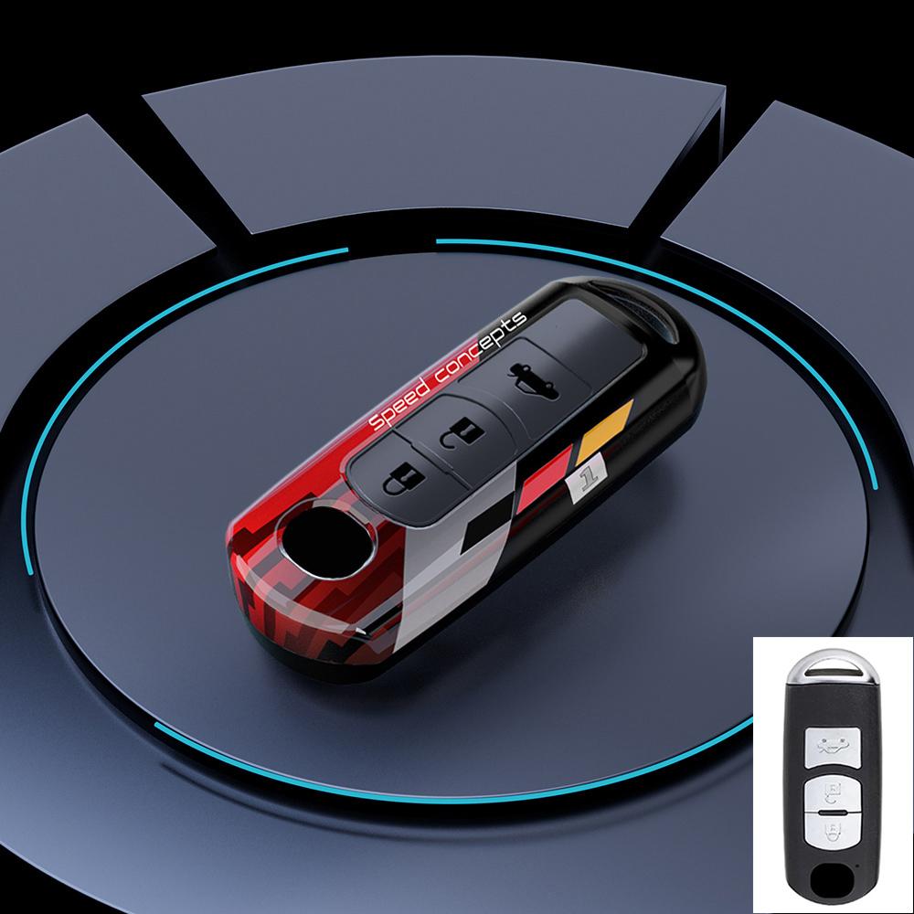 

Graffiti Car Key Case Cover Fob For Mazda 2 3 6 Atenza Axela Demio Cx-5 Cx5 Cx-3 Cx7 Cx-9 Accessories