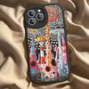 Art Y-Yayoi KusamaS Phone Case For IPhone 16 15 14 11 12 13 Pro Max Plus Back Leather Shell