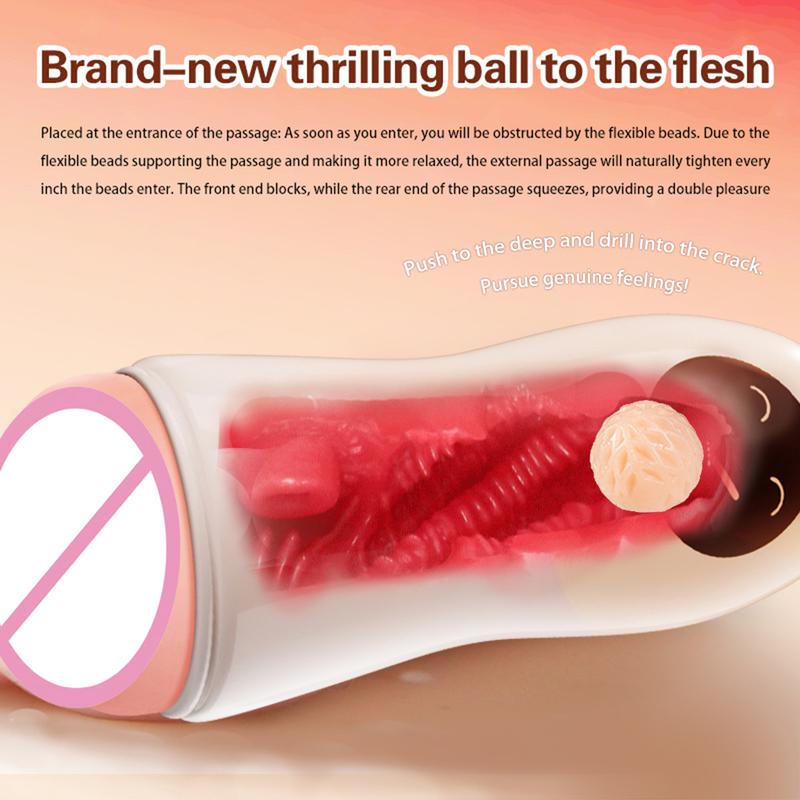 Automatic Male Masturbator Cup Suction Cup Rotating Modes Pocket Pussy Penis Blowjob Machine Sex Toy For Men Adult Supplies