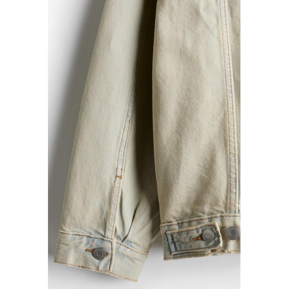 H M deniM Walker Jacket Loose Fit Pale deniM Blue