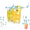 DIY Pipe Straw Kit, 30 Pcs DIY Crazy Fun Straws Connectors Novelty Straws, Create Your Own Fun & Funky Straw for Party Beverage