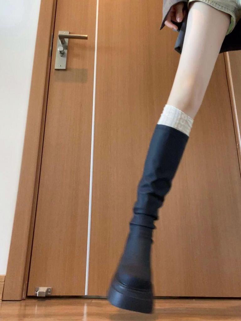 2025 Autumn/Winter Women's Platform High-Thigh Slimming Boots - Spicy Girl Collection