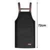 Odolná zástěra proti špíně Vodotěsná Velká kapsa Hotel Restaurace Kavárna Západní kuchyně Vaření Cukrářství Pracovní oblečení Zástěra