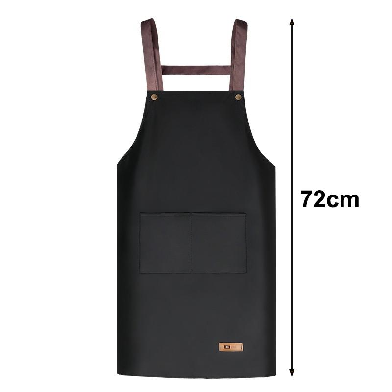 Odolná zástěra proti špíně Vodotěsná Velká kapsa Hotel Restaurace Kavárna Západní kuchyně Vaření Cukrářství Pracovní oblečení Zástěra