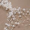 Imitation Pearl Beaded Tassel Wreath Multi-Layer Women Daily Hair Wear  Hair Accessories
