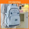 Pattern College Letter Fashion Backpack With Padded Straps For School Travel And