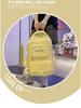 Versatile Candy Color Backpack: Lightweight, Spacious Double Shoulder Bag for Middle and High School Students