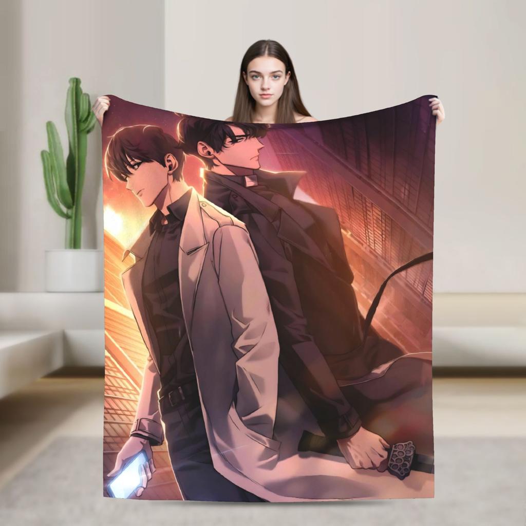 Omniscient Readers Viewpoint  Flannel Blanket Winter  Soft Warm Throw Blanket for Kids Outdoor Novelty Bedspread Sofa Bed Cover