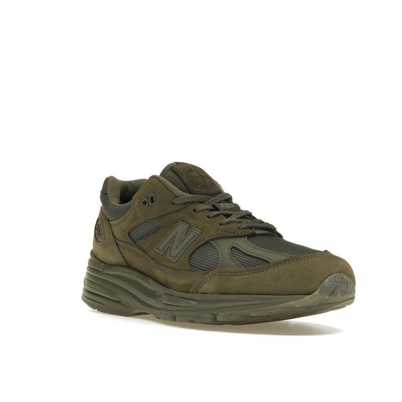 Stone Island X New Balance 991v2 Made In England Ghost Pack - Military Green Unisex Sneakers U991SC2
