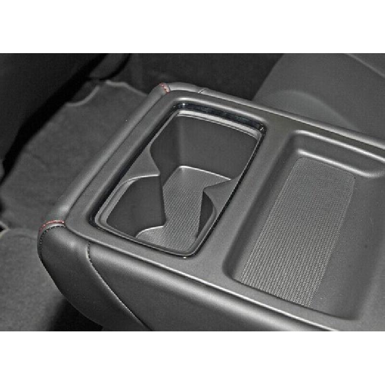 1Pcs Rear Water Cup Holder Panel Trim Wood Grain For Honda Accord 11th -2024
