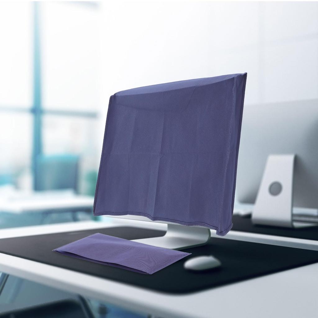 Computer Dust Cover Dust Cover Host Monitor Keyboard Dustproof Cover Dirt Prevention Cover Dust Prevention 27 Inch Desktop Computer PC Accessories of