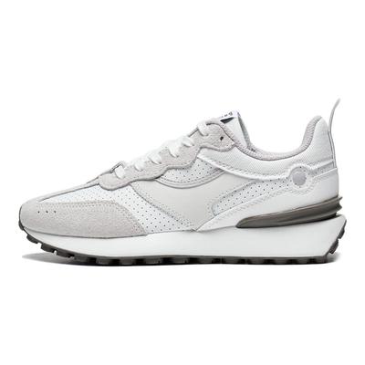 Li Ning Fang Yuan Classic Non-Slip Wear-Resistant Low-Top Sports Casual Shoes Women Sneakers Champagne-White AGCT048-2