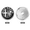 4Pcs 60MM Car Wheel Center Hub Caps Badge Tire Rim Covers For Alfa Romeo Giulia Stelvio Giulietta 156 159 147 Mito Tonale BreraBV0 
