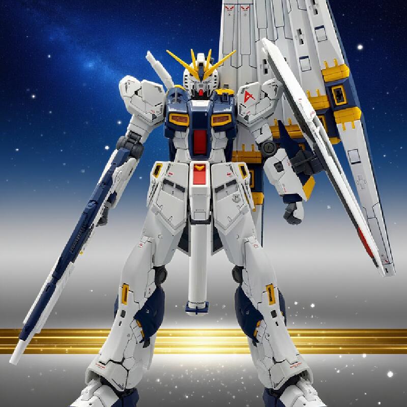 RG 1/144 RX-93 Nu Gudam Amuro Ray Assembly Model Kit Action Figure Plastic Model Boys Puzzle Toys Surprise Gift Otaku Collection