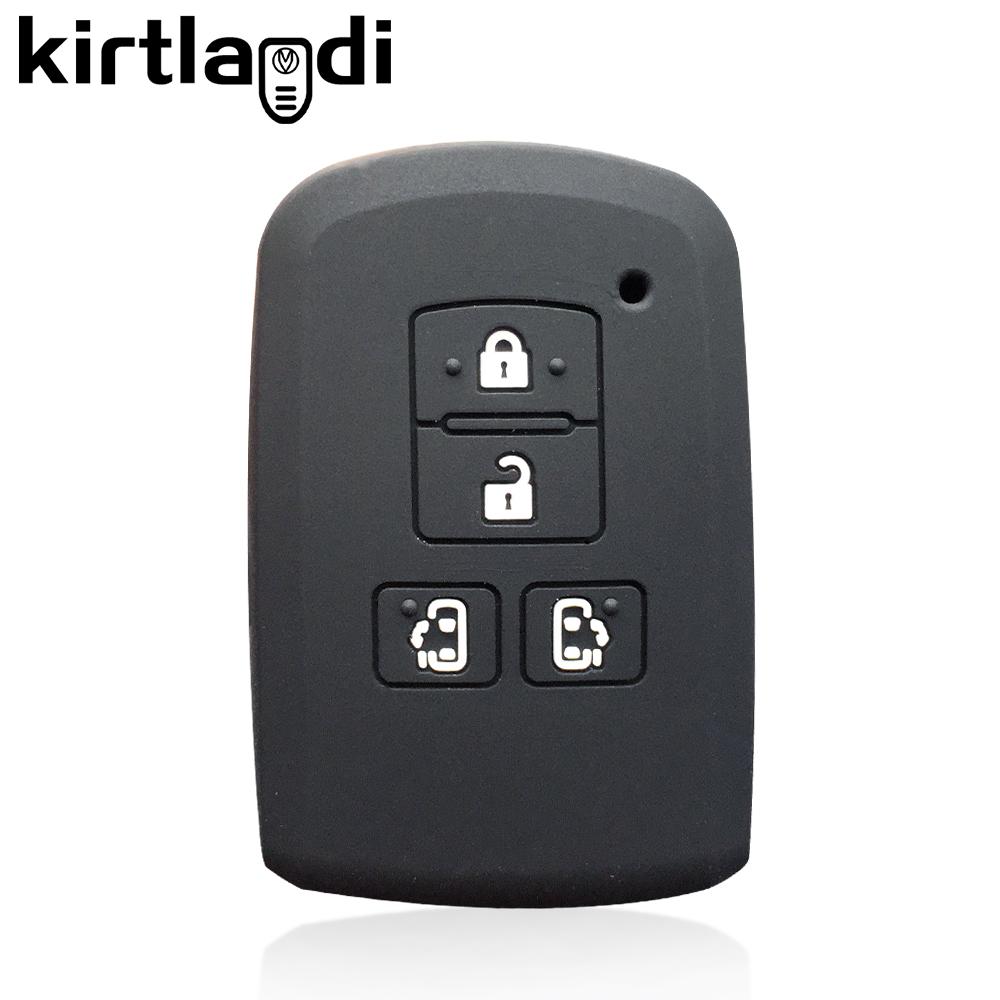 Silicone Car Key Case For Toyota Sienta Alphard Voxy Noah Esquire Harrier Vellfire Keyless Remote Shell Jacket Holder Protector
