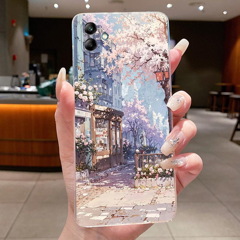 Hülle Für Samsung A05 A04 A04E A03 Rückabdeckung Für Samsung Galaxy A05 Transparent Luxus Drache Niedlich Cool Jungen Mädchen Handyhülle