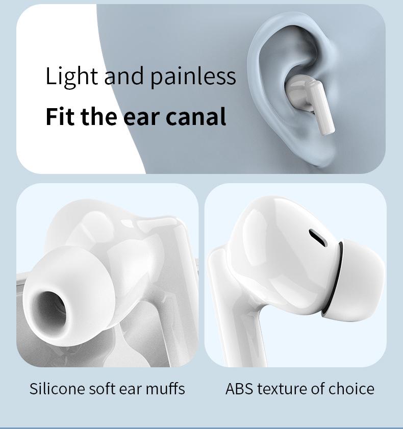 J20 Wireless Bluetooth 5.3 TWS Earbuds: Touch Control, Sports-Ready, Dual-Ear High-Quality Headset