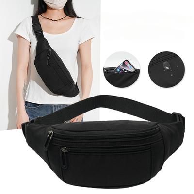 New Style, Fashionable Waist Bag, Korean Version, Simple, Single Shoulder Crossbody Bag, Multifunctional, Oxford Cloth, Coin Purse, Mobile Phone Bag