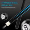 OKHEALING Carbon Fiber Pool Cue Black Technology Billiard Cue Sticks 12.4mm Tip Radial Pin Joint 147cm/58inch Length 19~20oz Weight, Blue