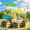 Popular Plant Sunshade Flower Potted Plant Sunscreen Umbrella Heat Insulation Outdoor Plant Floor Insert Umbrella Company