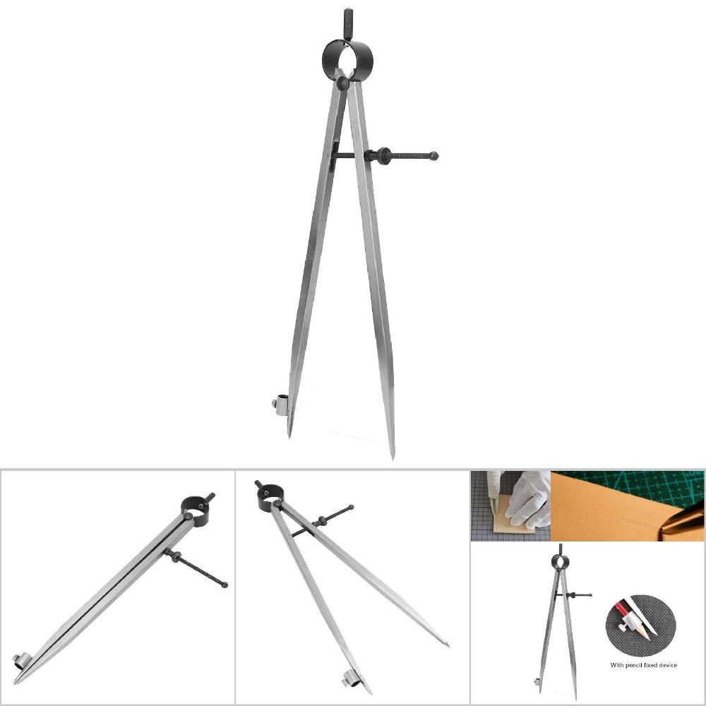 Lockable Angle Wing Divider Gauge Carbon Steel Metal Scribe Tool Leather Craft