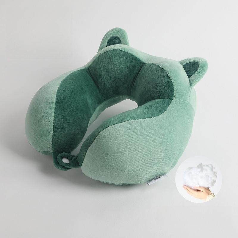 Cartoon U-shaped Pillow Hump Neck Pillow Office Nap Neck Pillow Travel Portable Aircraft Pillow Soft Neck Pillow