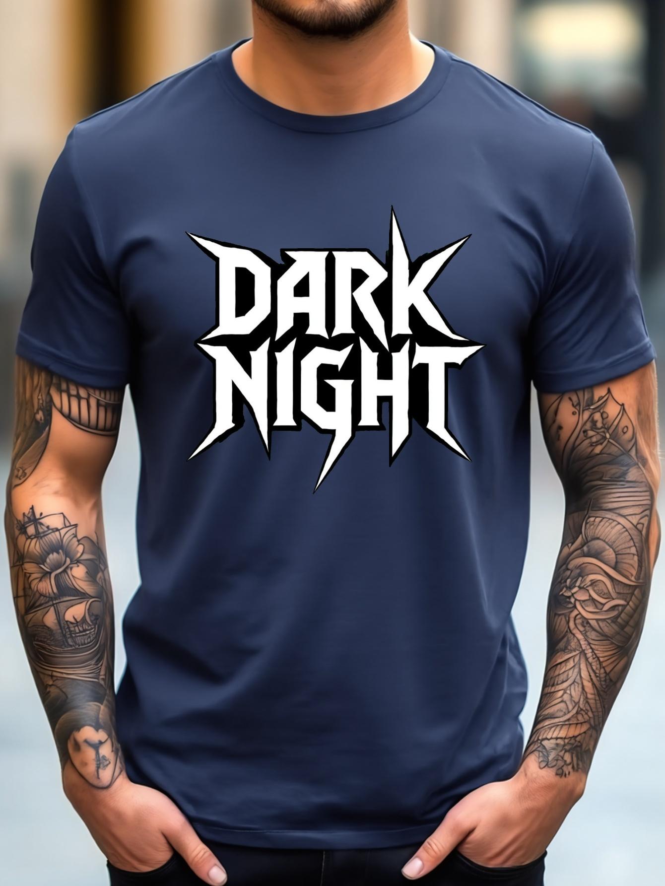 

Dark Night Graphic T-shirt - Cotton Polyester Blend XXXXL