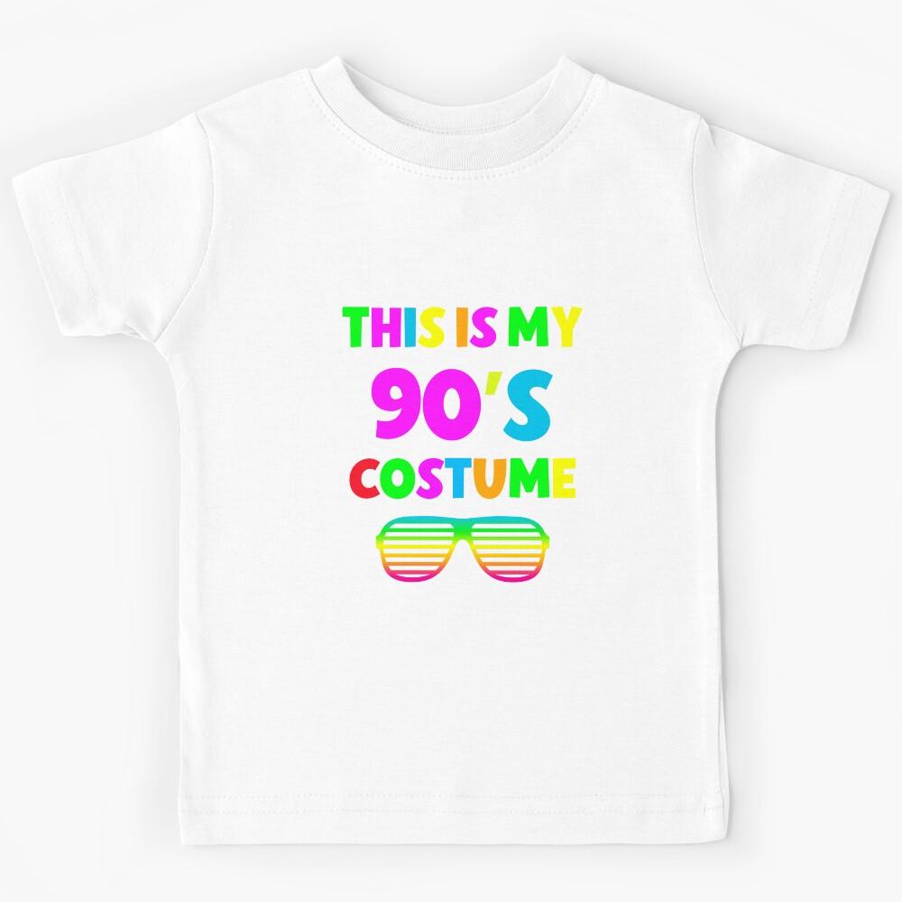 This Is My 90 s Costume Retro 80 s 90 s fancy dress Party Kids T-Shirt 150