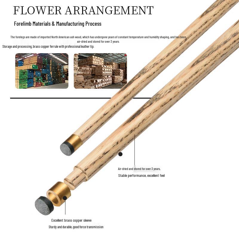 Jian Ying Flowing Light Series 3/4 Split Billiard Cue