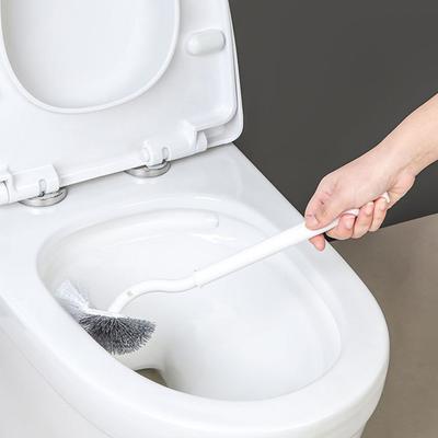 Wall-Mounted Curved Creative No Dead Angle Curved Toilet Brush Cleaning Curved Brushes Clean Brushes Long-Handled Toilet Brush