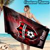 Custom Name Spartak Trnava Beach Towel Soft Microfiber Fabric Bath Towels for Swimming Travel Camping, Outdoor essentials Gifts