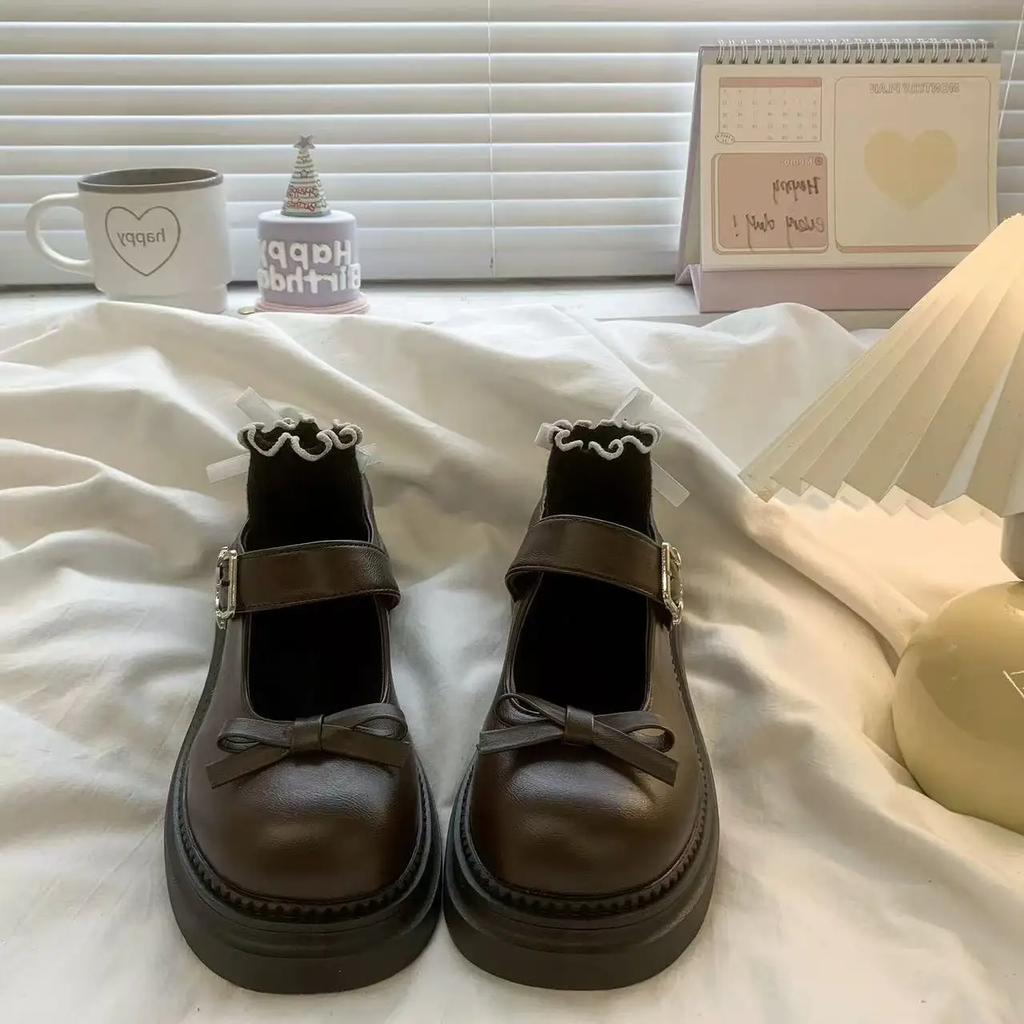 Mary Jane Shoes Sweet College Style Women Single Shoes Japanese Style Jk Skirt Shoe Platform Small Leather Footwear Women Shoes