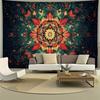 Beautiful Mandala Flowers Digital Printing Polyester Wall Tapestry Suitable For Use In Living Rooms Bedrooms Offices Bars Party